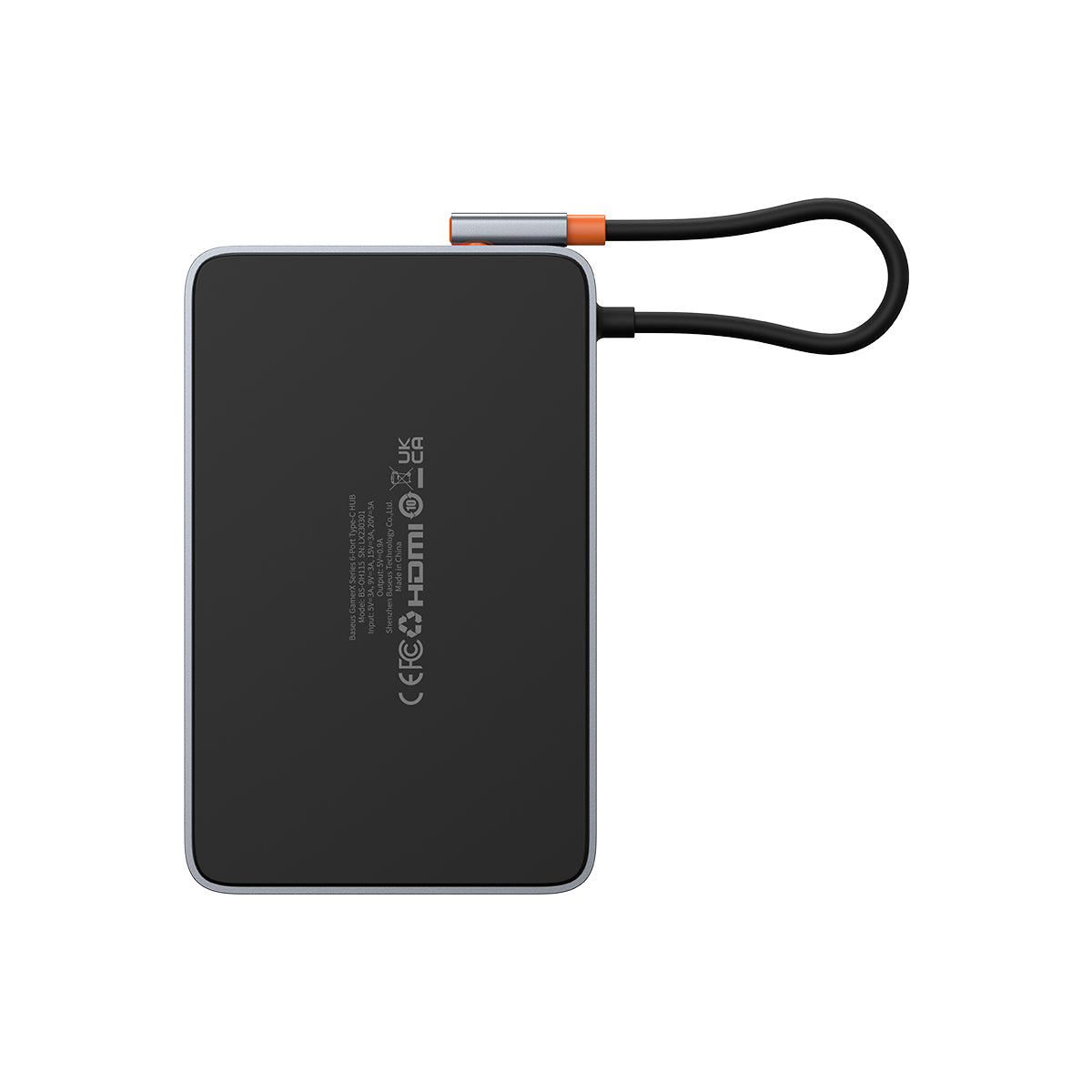 baseus-gamerx-6-port-usb-c-steam-deck-docking-station-4k-60hz-hdmi-with-100w-pd- image 6