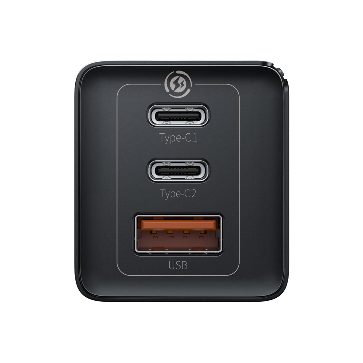 baseus-gan2-3-port-65w-fast-wall-charger-pd-3-0-pps-multi-device-usb-c-adapter image 5