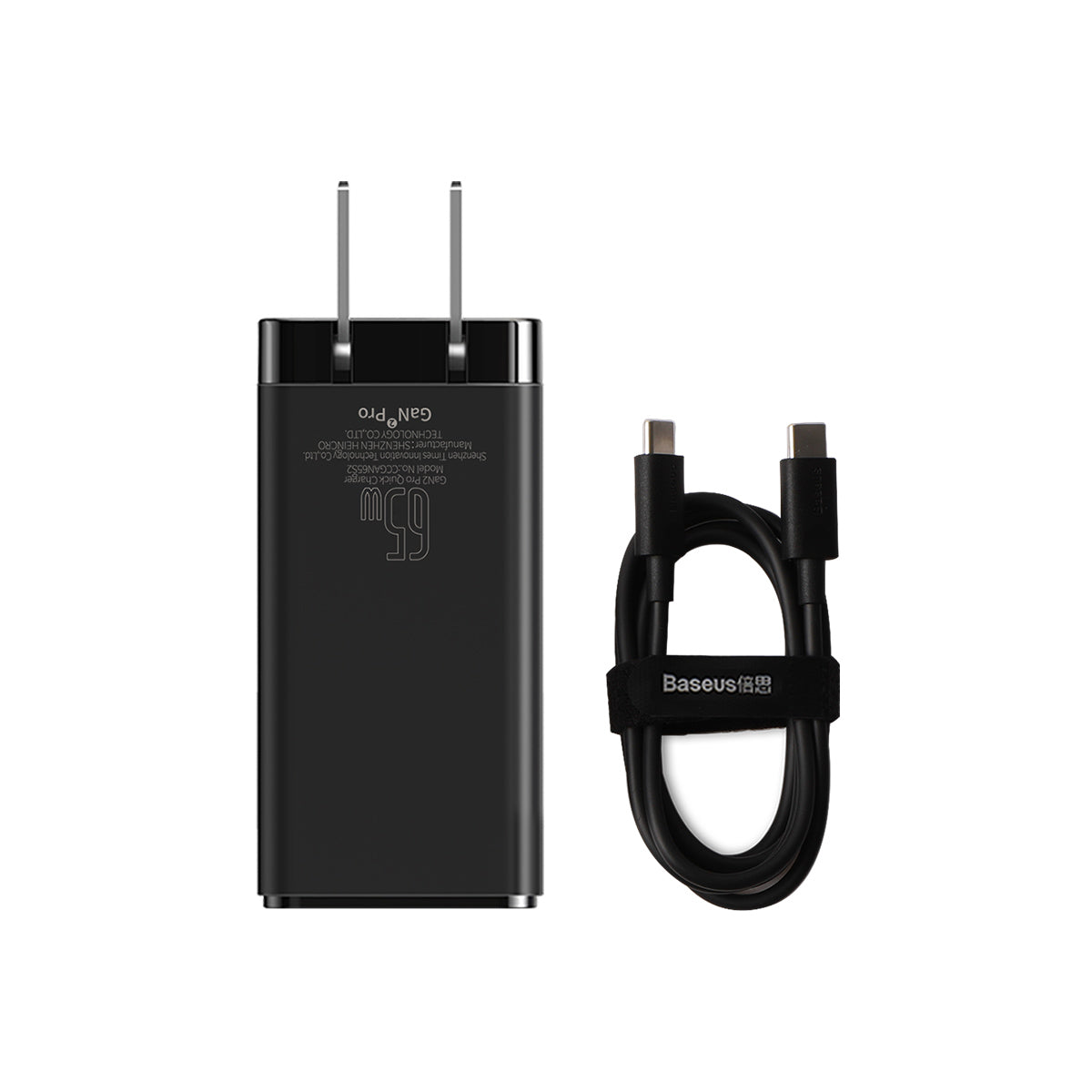 baseus-gan2-3-port-65w-fast-wall-charger-pd-3-0-pps-multi-device-usb-c-adapter image 6