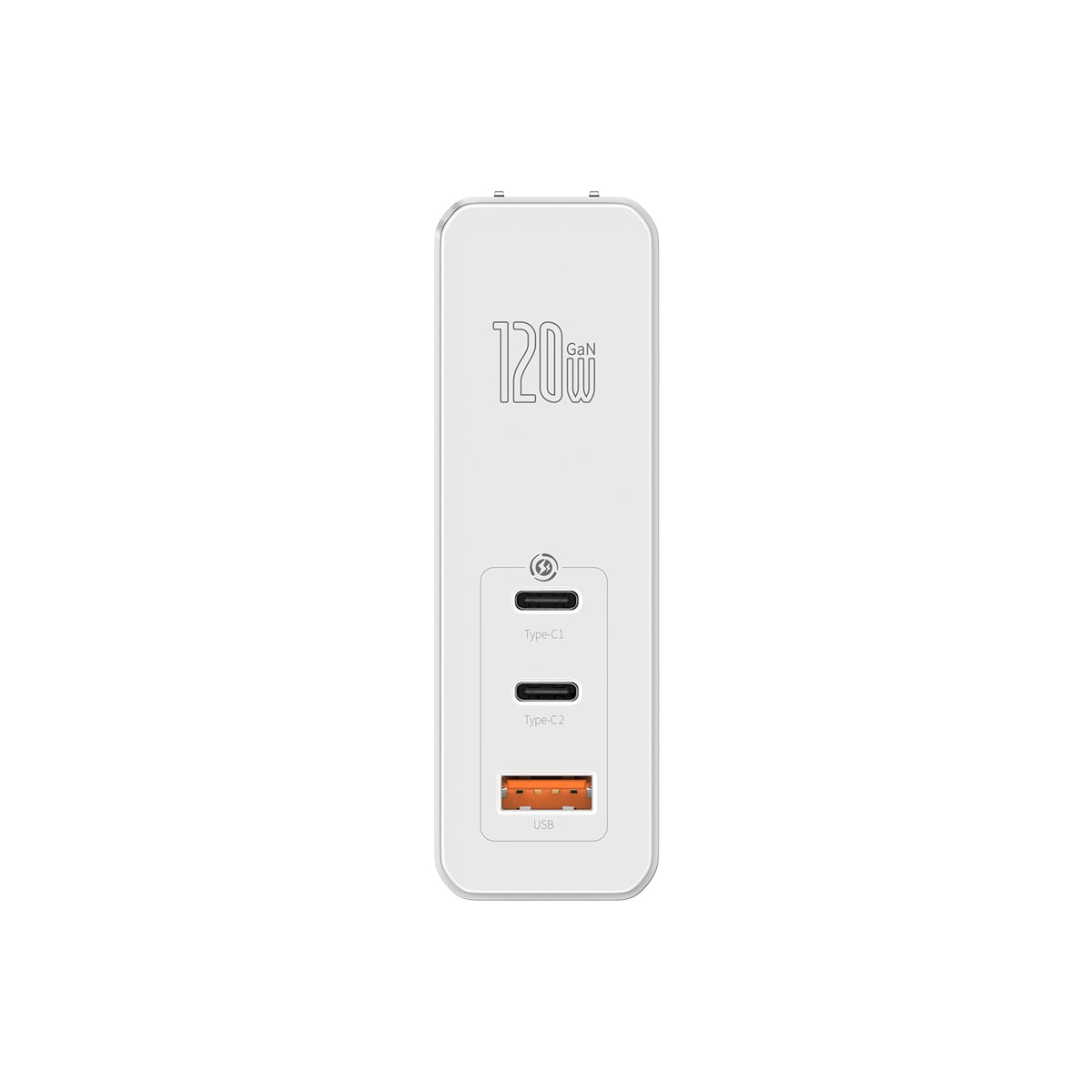 baseus-gan2-pro-120w-3-port-usb-c-fast-wall-charger-gan-sic-tech-pd3-0-qc4-folda image 3
