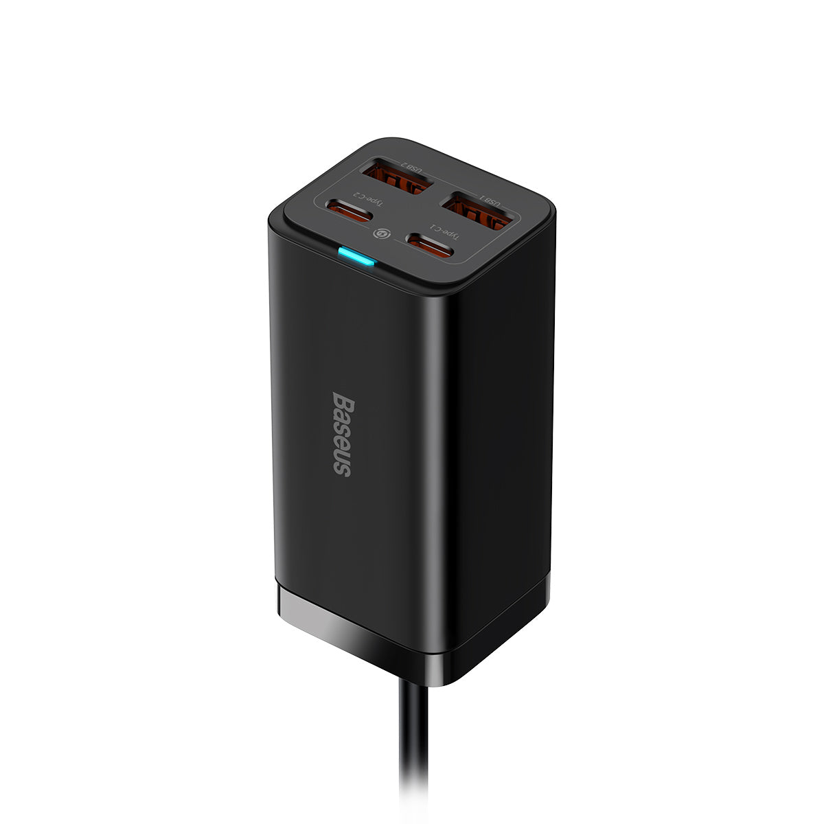 baseus-gan3-pro-100w-4-port-desktop-charger-with-5ft-ac-extension-cable image 4