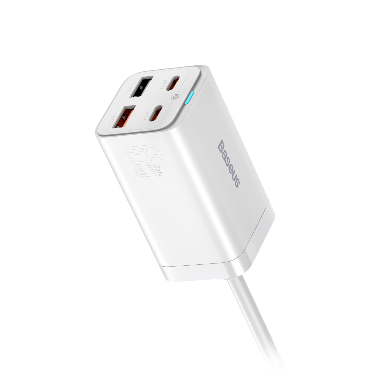 baseus-gan3-pro-4-port-65w-desktop-charger-with-included-100w-usb-c-cable image 2
