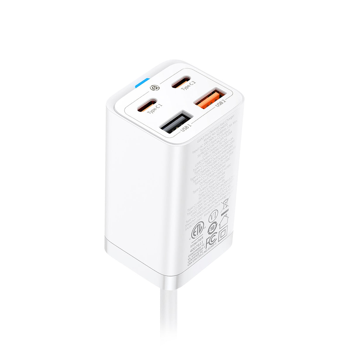baseus-gan3-pro-4-port-65w-desktop-charger-with-included-100w-usb-c-cable image 3