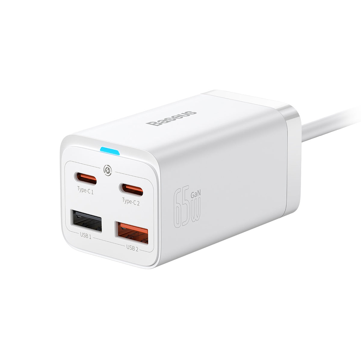 baseus-gan3-pro-4-port-65w-desktop-charger-with-included-100w-usb-c-cable image 4