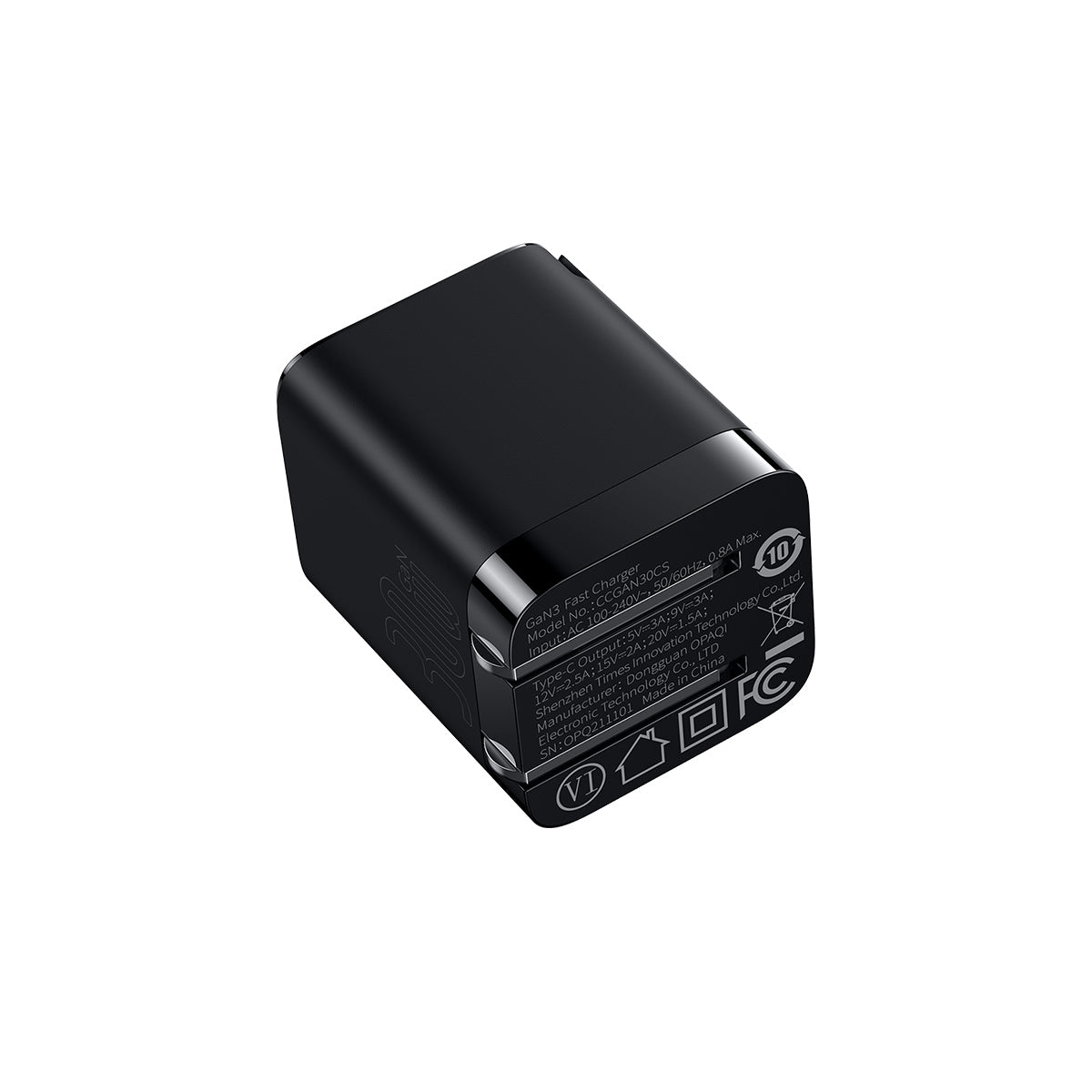 baseus-gan3-30w-usb-c-fast-wall-charger-world-s-smallest-gan-design-with-pd-3-0- image 5