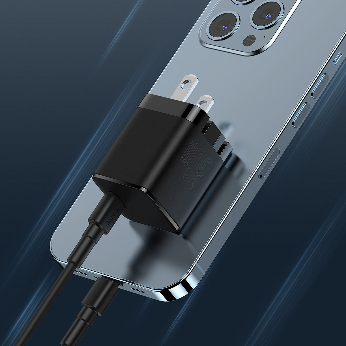 baseus-gan3-30w-usb-c-fast-wall-charger-world-s-smallest-gan-design-with-pd-3-0- image 7