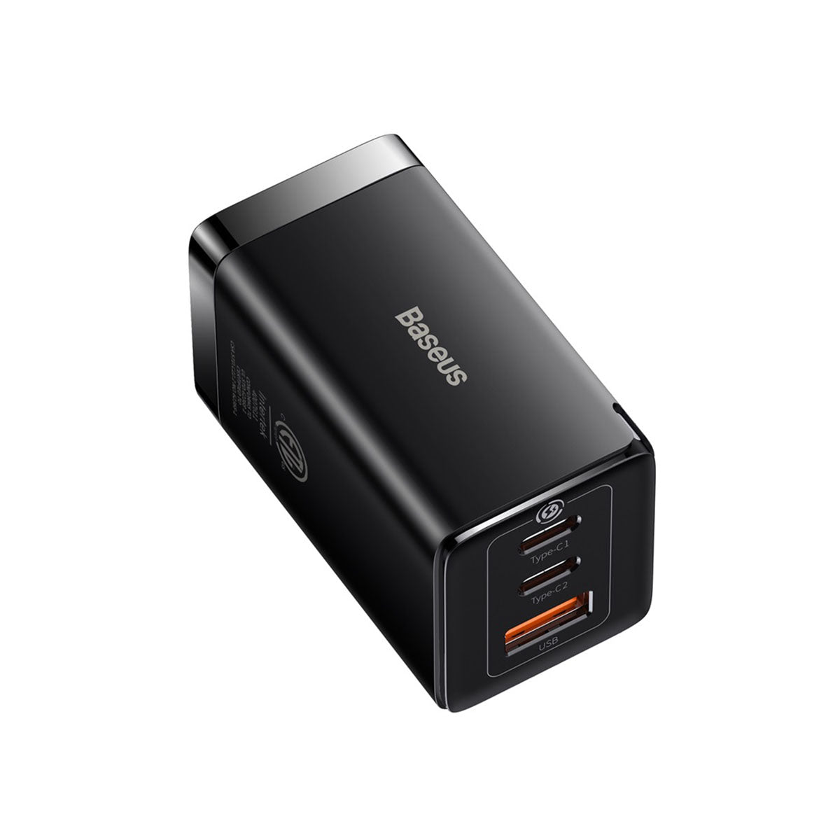 baseus-gan5-pro-65w-3-port-fast-wall-charger-gan-usb-c-pd image 2