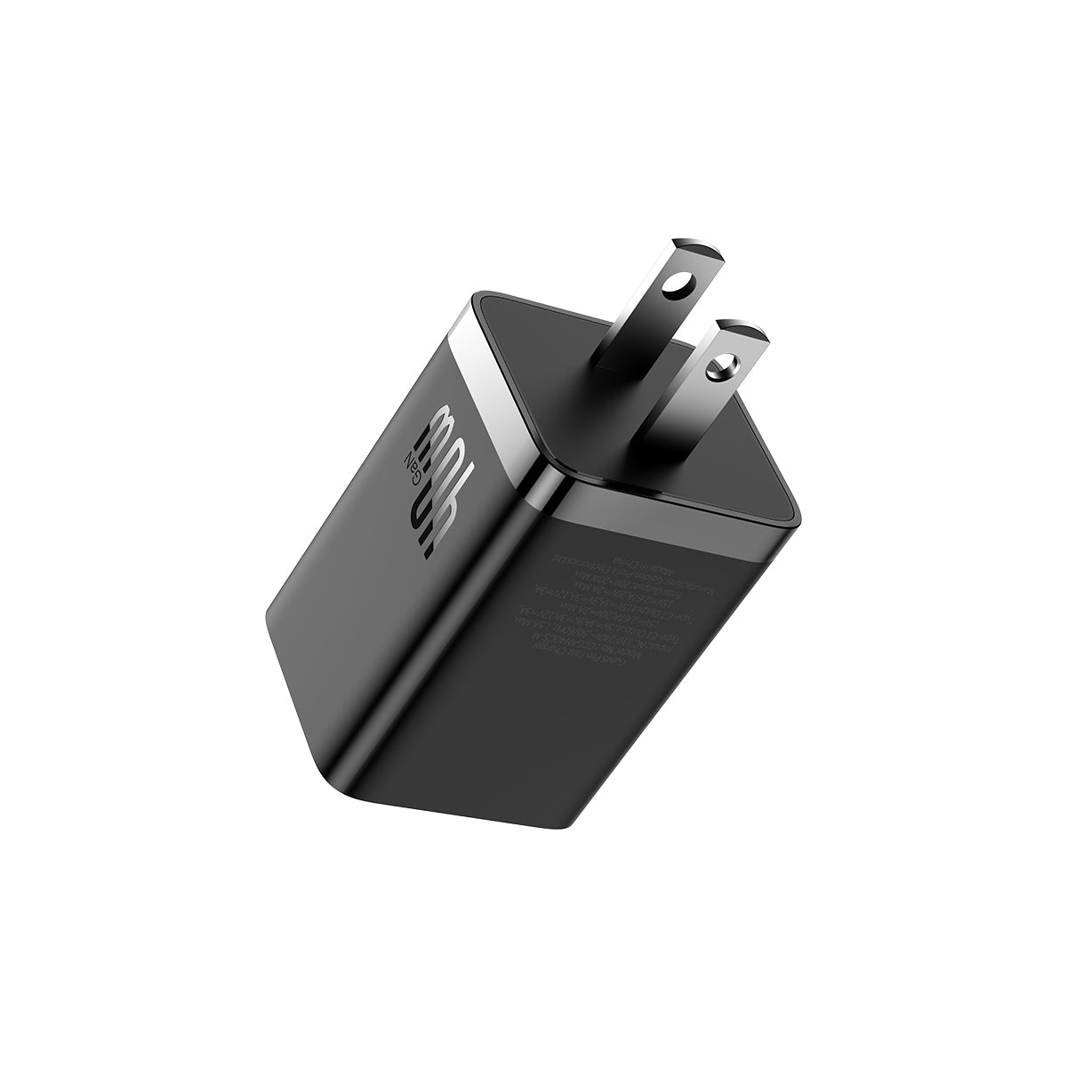 baseus-gan5-pro-dual-usb-c-fast-charger-40w-wall-charger-with-bps-2-0-power-spli image 2