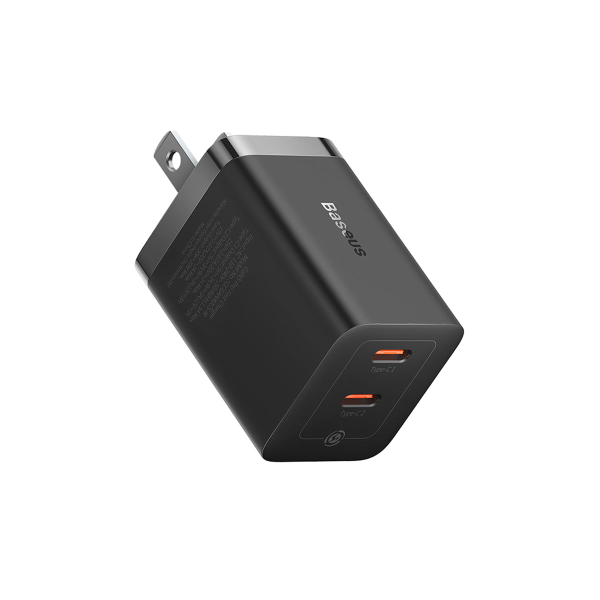 baseus-gan5-pro-dual-usb-c-fast-charger-40w-wall-charger-with-bps-2-0-power-spli image 4