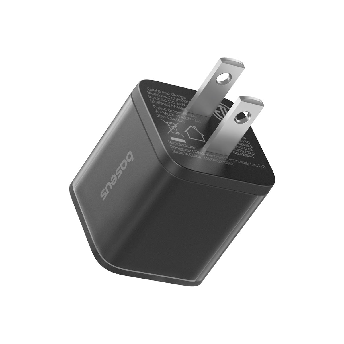 baseus-gan5s-usb-c-fast-wall-charger-30w-compact-gan-adapter image 2