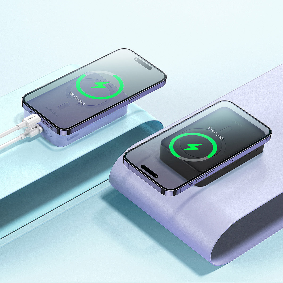 baseus-magnetic-mini-power-bank-20000mah-20w-magsafe-style-wireless-portable-cha image 7