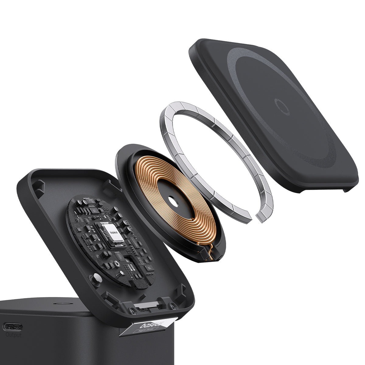 baseus-magpro-2-in-1-magnetic-wireless-charger-25w-foldable-qi2-charging-station image 6