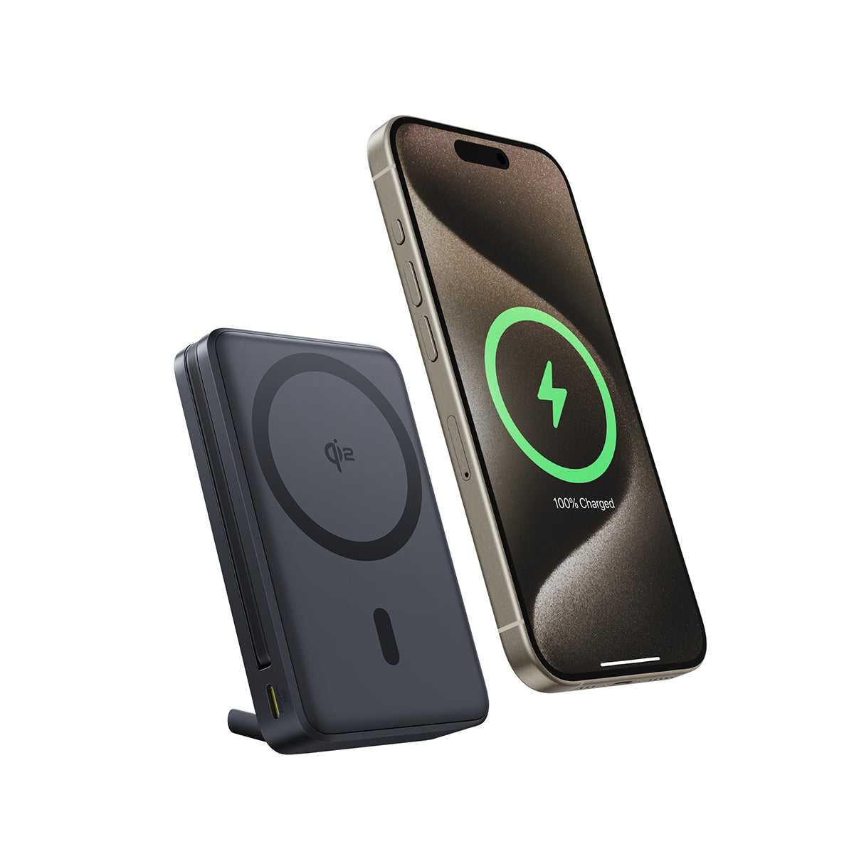 baseus-nomos-magnetic-power-bank-qi2-45w-10000mah-magnetic-wireless-portable-cha image 2