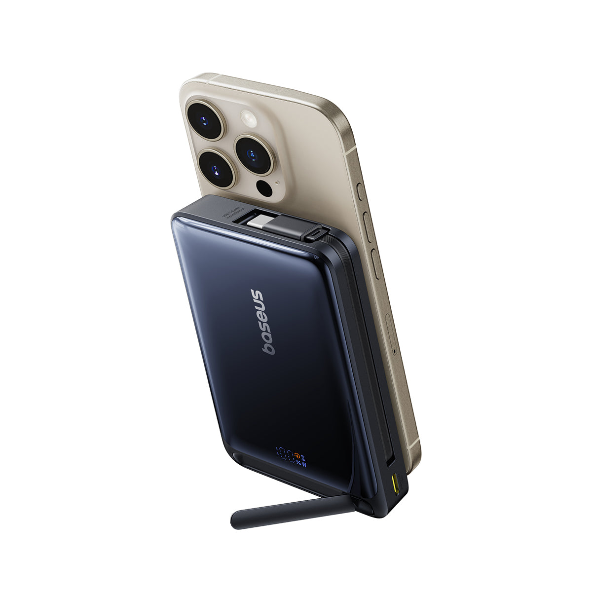 baseus-nomos-magnetic-power-bank-qi2-45w-10000mah-magnetic-wireless-portable-cha image 5