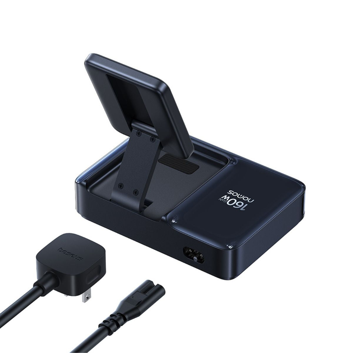 baseus-nomos-nh21-5-in-1-160w-desktop-charging-station-with-smart-power-allocati image 2