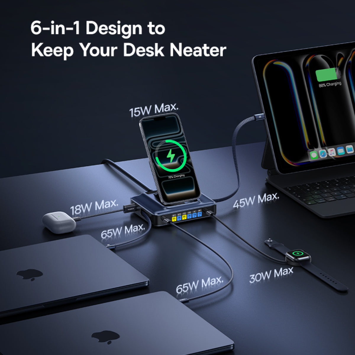 baseus-nomos-nh21-6-in-1-desktop-charging-station-245w-with-15w-wireless-pad-and image 6