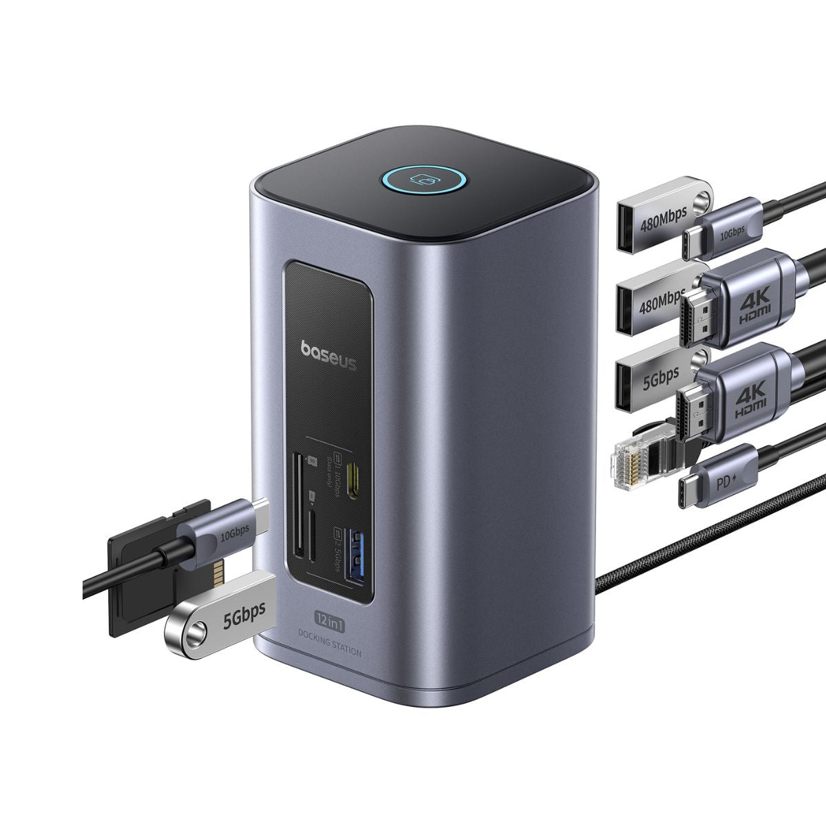 baseus-nomos-nu1-air-win-12-in-1-usb-c-docking-station-with-100w-pd-and-10gbps-d image 4