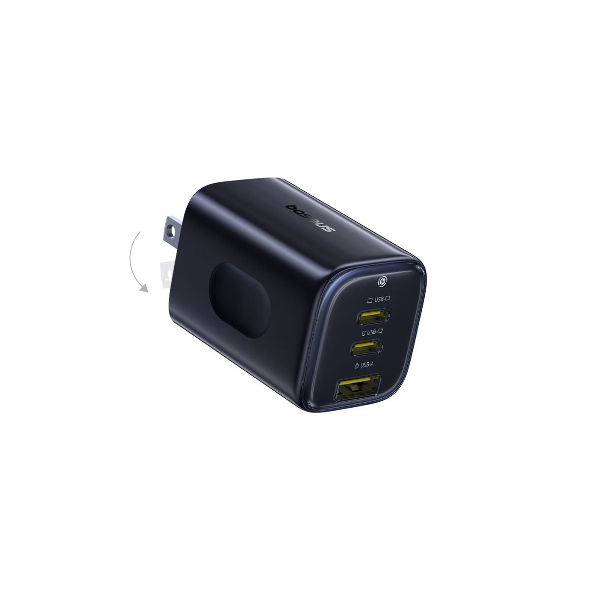 baseus-picogo-ae11-fast-charger-2c-u-67w-multi-port-gan-wall-charger image 2