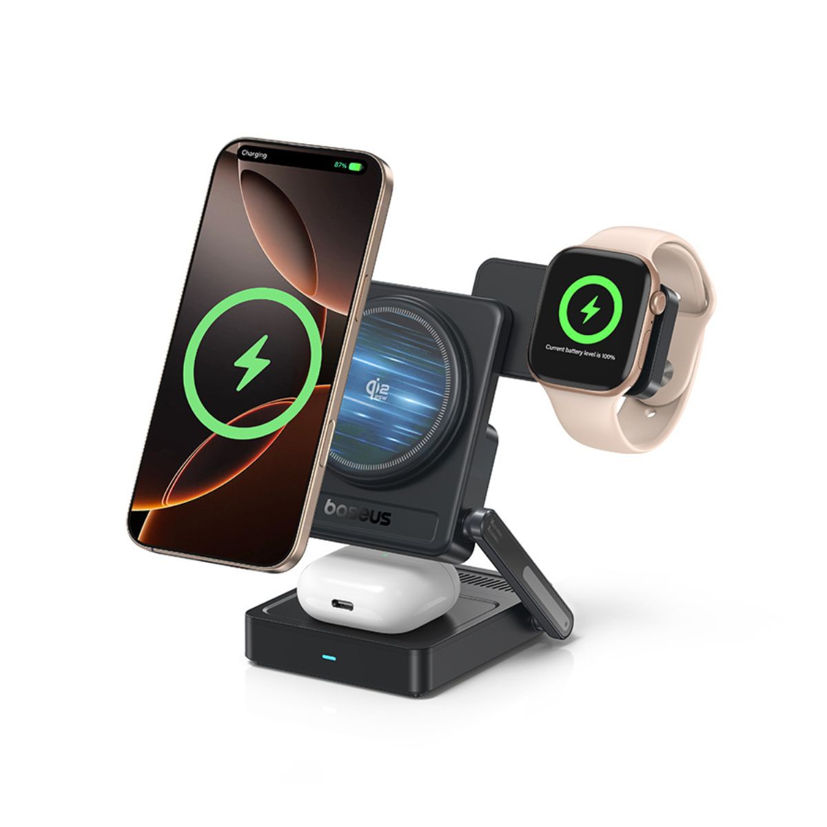 baseus-picogo-af21-3-in-1-qi2-2-certified-25w-magnetic-wireless-charging-stand-f image 3
