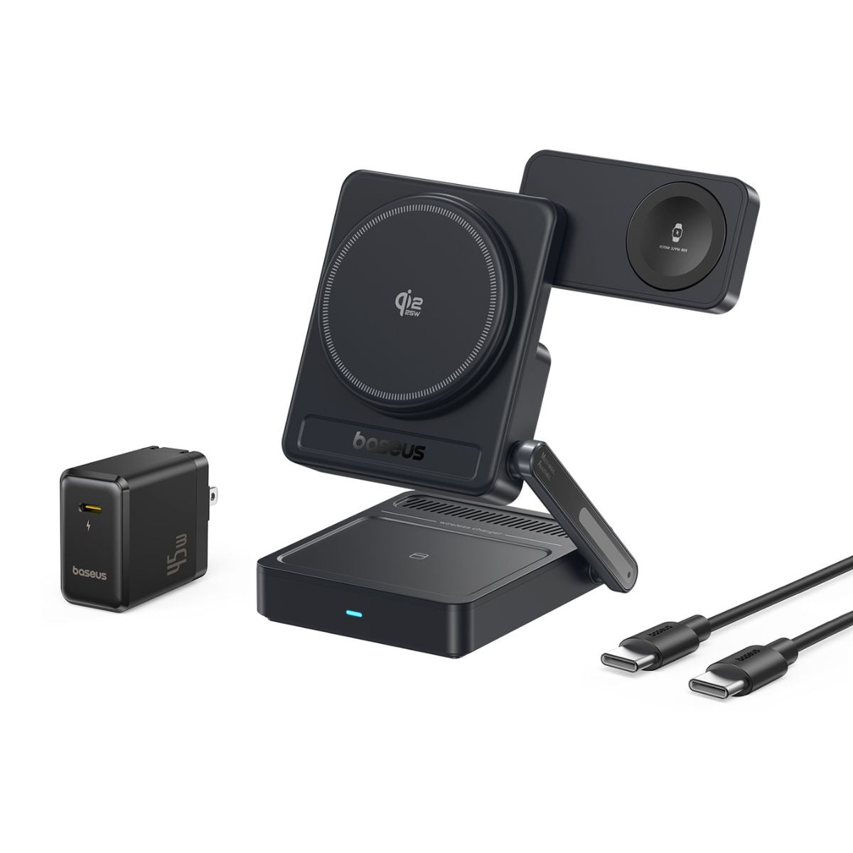 baseus-picogo-af21-3-in-1-qi2-2-certified-25w-magnetic-wireless-charging-stand-f image 4