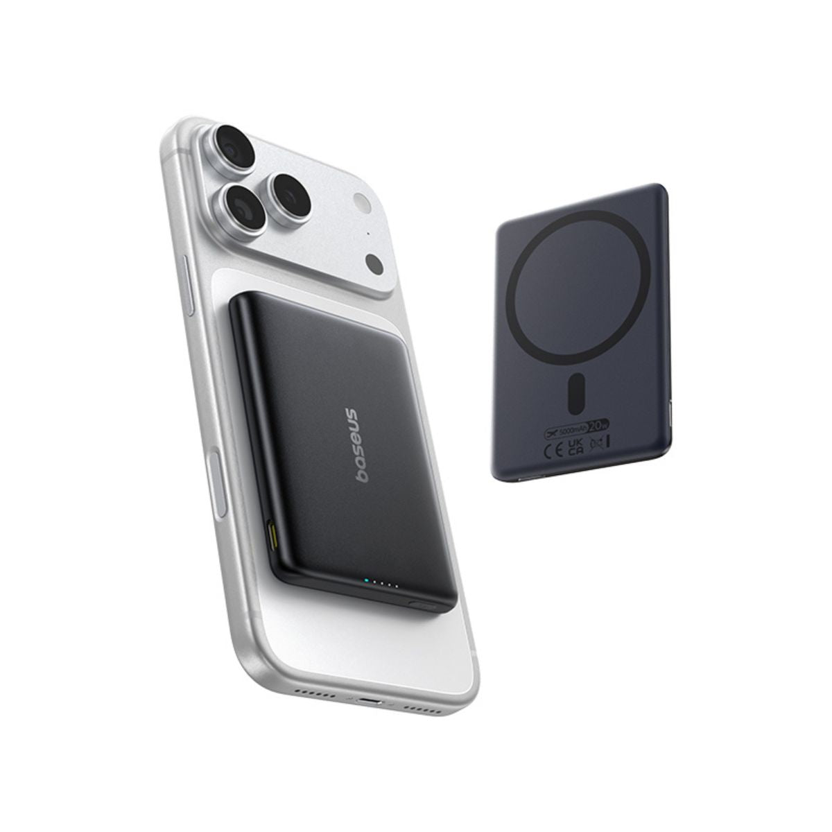 baseus-picogo-am31-mini-magnetic-power-bank-5000mah-20w-magsafe-compatible-magne image 2