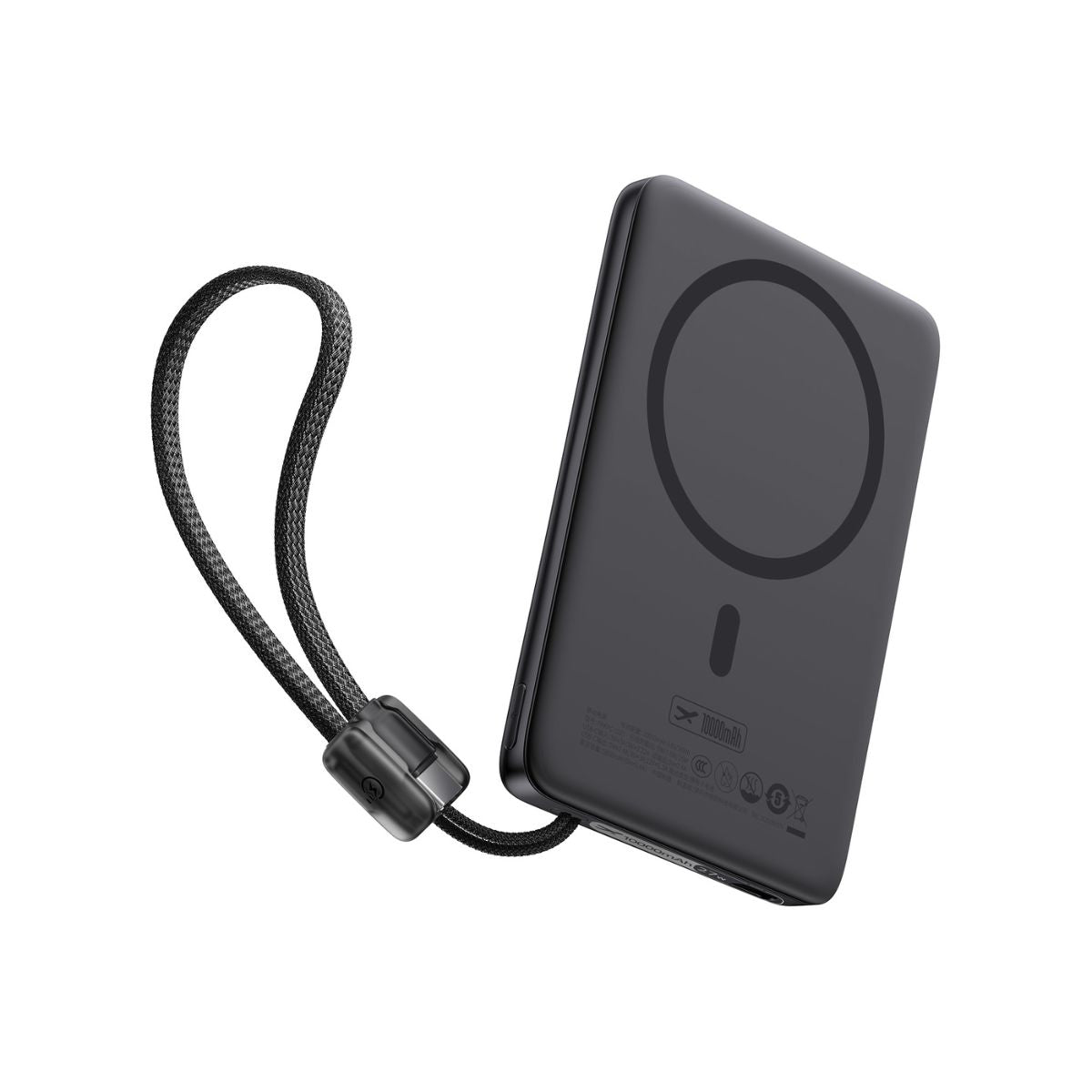 baseus-picogo-am41-magnetic-power-bank-with-built-in-usb-c-cable-10000mah-27w-qi image 2