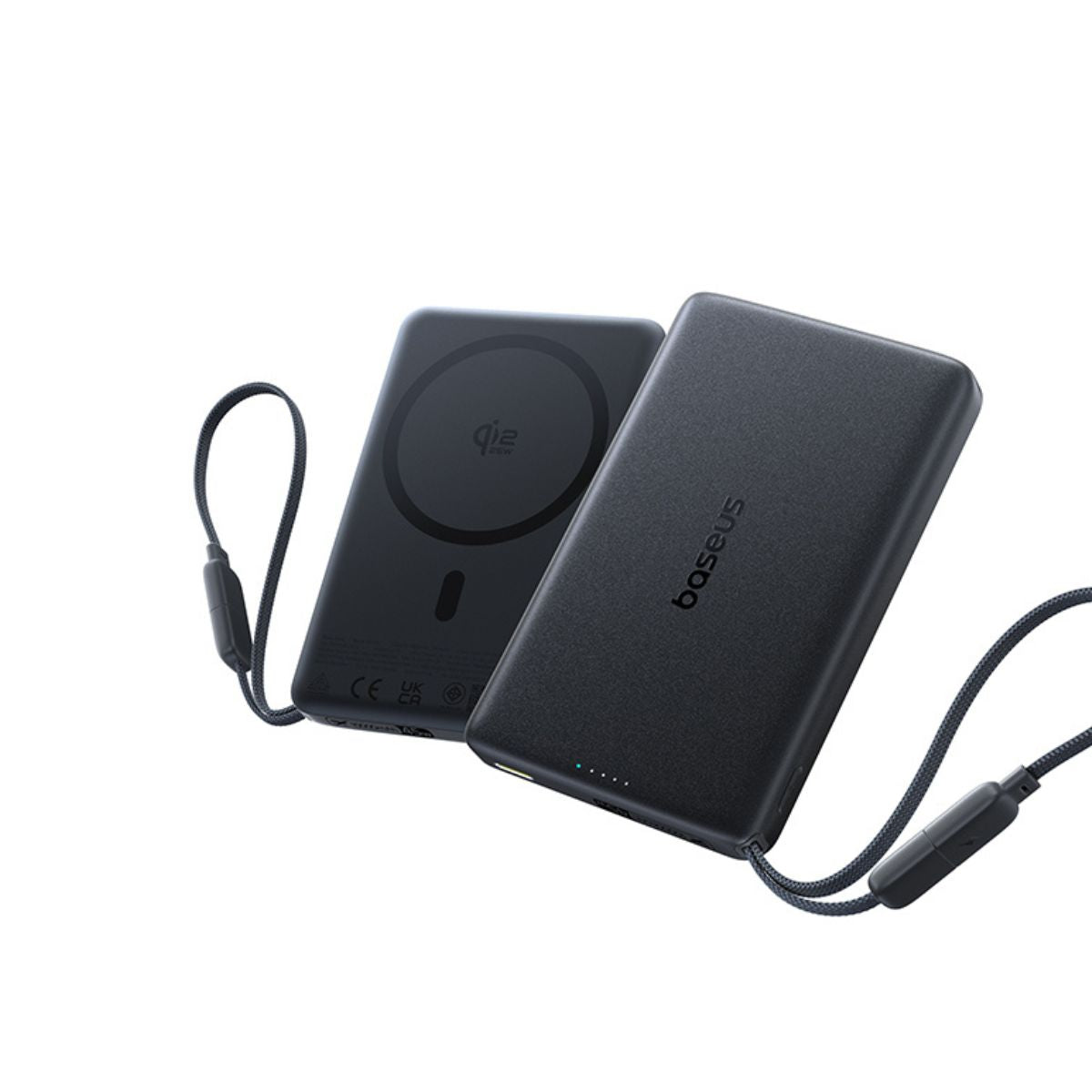 baseus-picogo-am52-qi2-2-magnetic-power-bank-with-built-in-usb-c-cable-10000mah- image 2