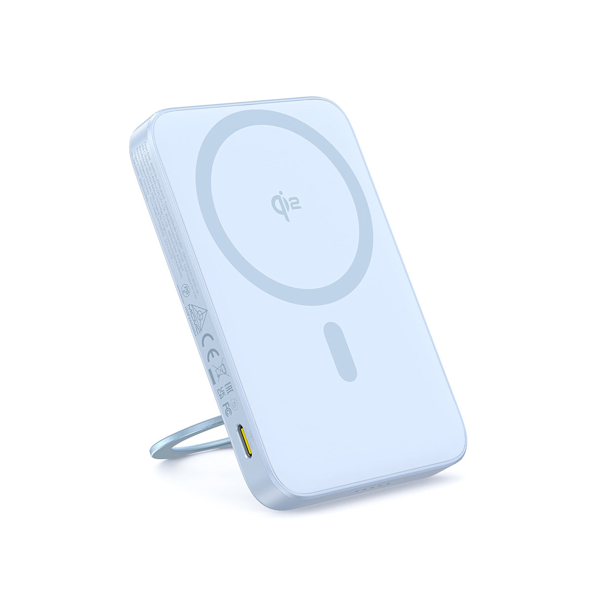 baseus-picogo-magnetic-power-bank-qi2-5000mah-20w-with-ring-kickstand-ultra-slim image 4
