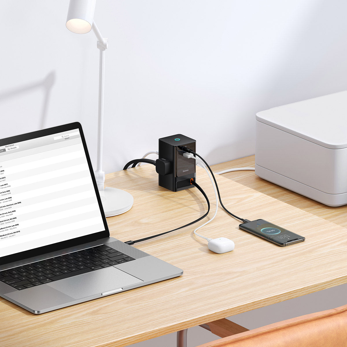 baseus-powercombo-6-in-1-65w-charging-station-power-strip-with-1200j-surge-prote image 7