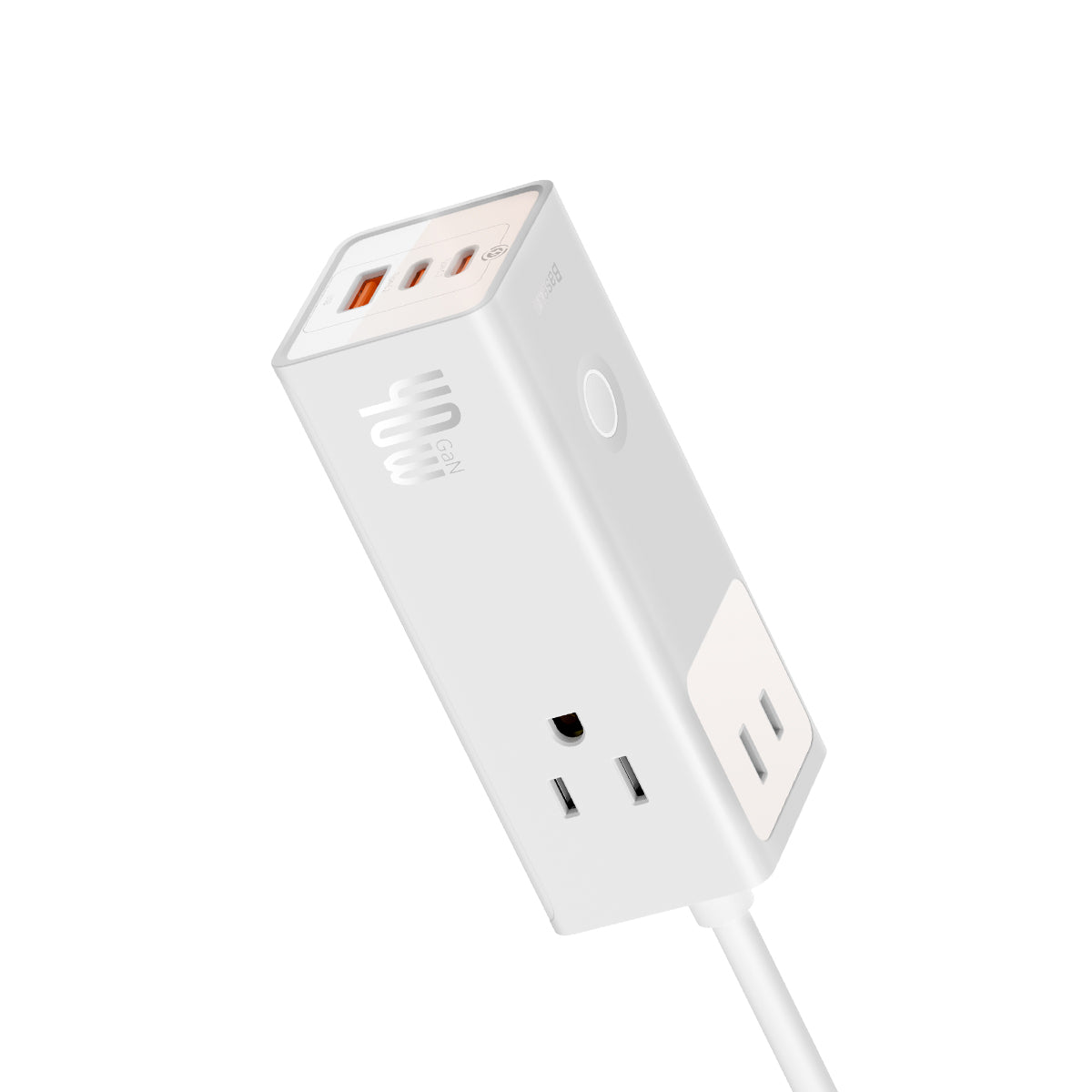 baseus-powercombo-pro-6-port-40w-usb-c-power-strip-with-3-ac-outlets image 2