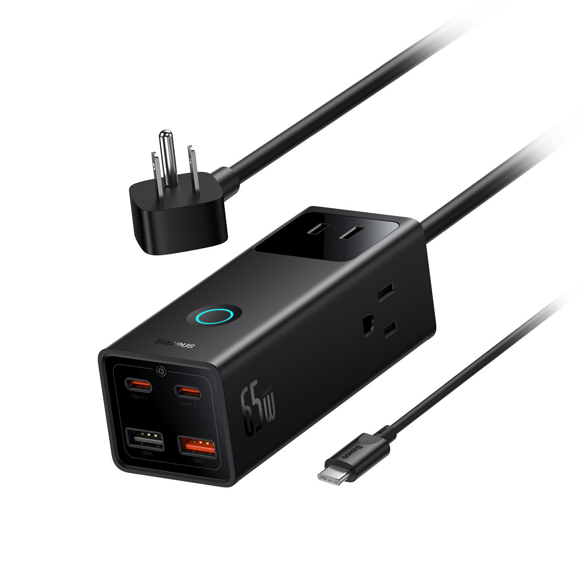 baseus-powercombo-pro-7-port-power-strip-65w-fast-charging-surge-protector-with- image 1