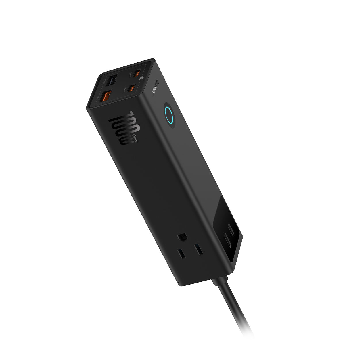 baseus-powercombo-pro-7-port-power-strip-100w-gan-desktop-charging-station-with- image 2
