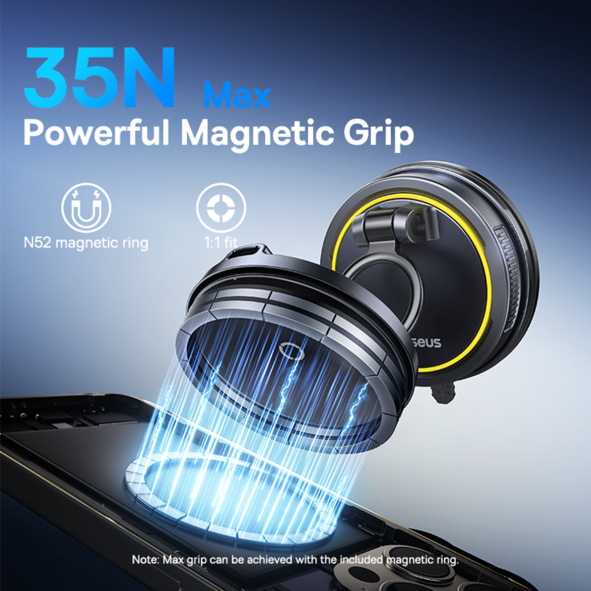 baseus-primetrip-vc2-flex-pro-magnetic-car-charger-15w image 4