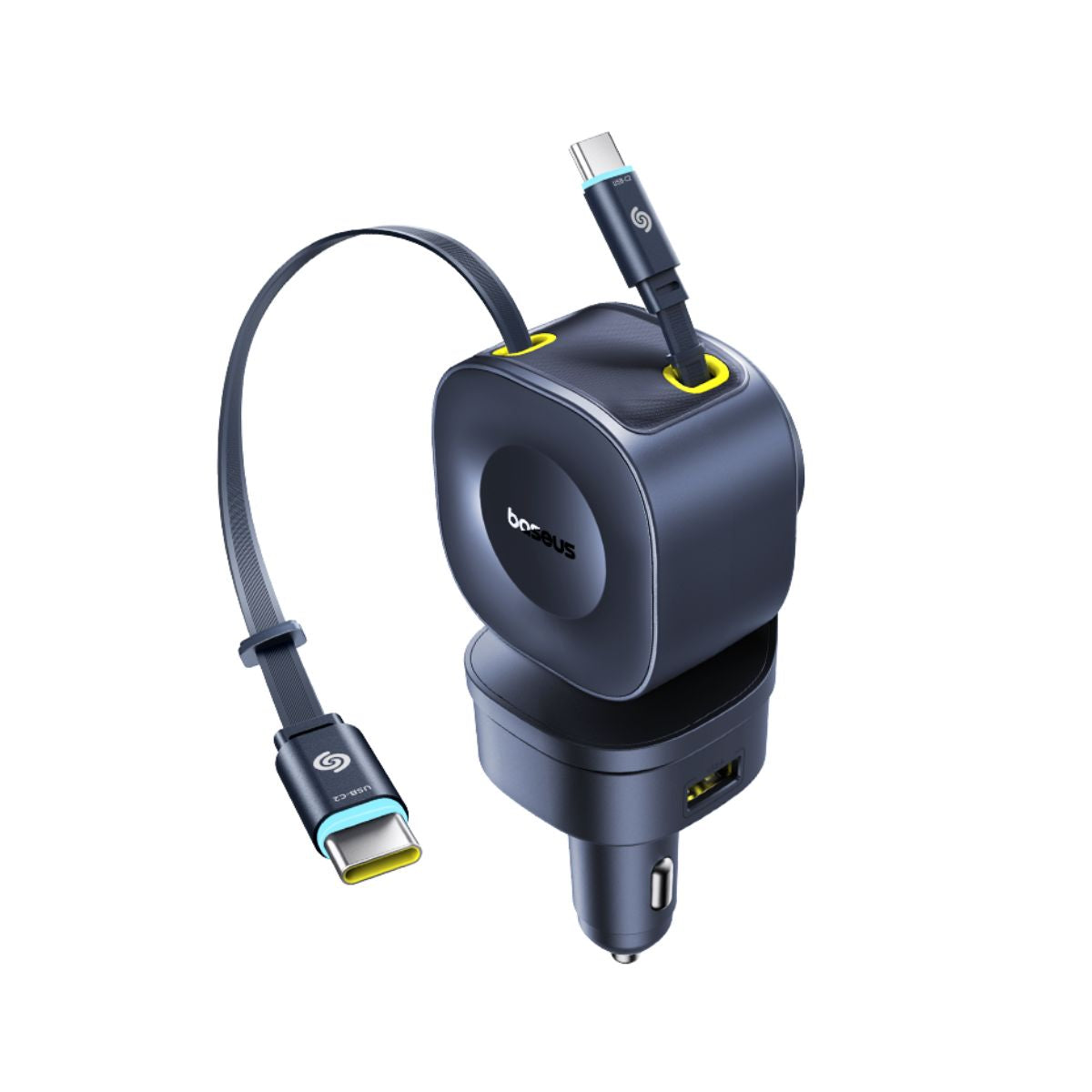 baseus-primetrip-vr2-max-car-charger-with-retractable-cable-3c-u-240w-dual-pull- image 1