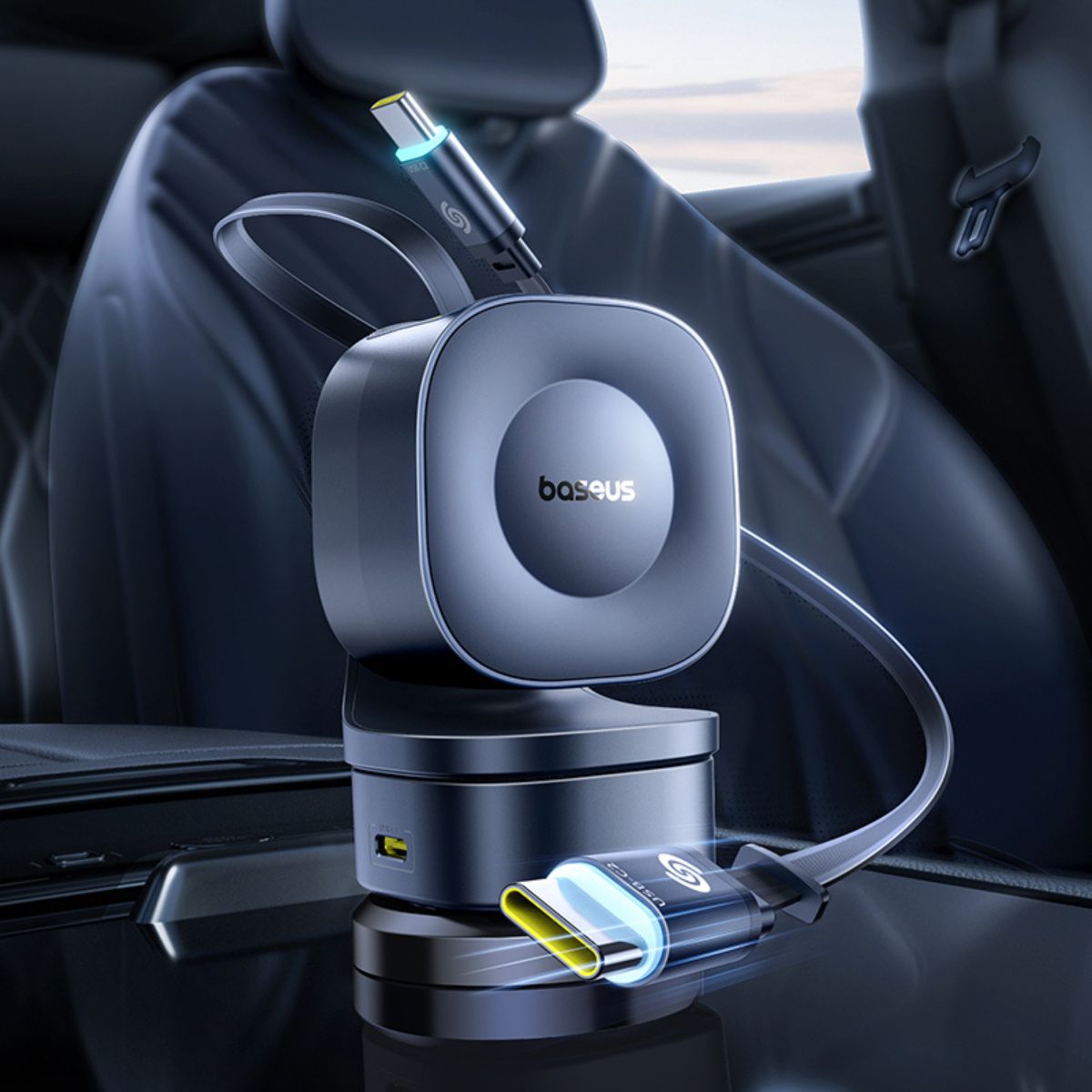 baseus-primetrip-vr2-max-car-charger-with-retractable-cable-3c-u-240w-dual-pull- image 6