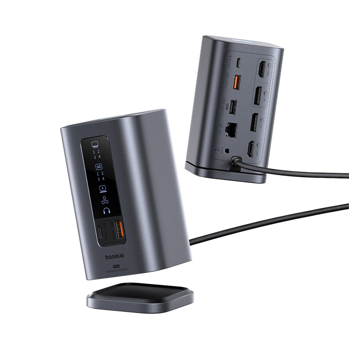 baseus-spacemate-11-in-1-usb-c-docking-station-with-triple-display-2x-hdmi-2x-dp image 2