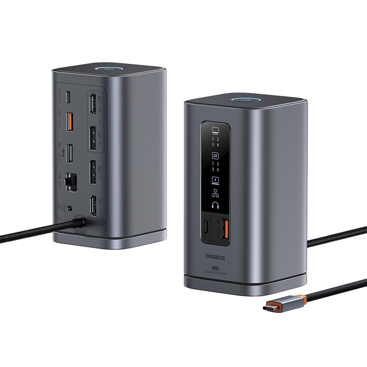 baseus-spacemate-11-in-1-usb-c-docking-station-with-triple-display-2x-hdmi-2x-dp image 4