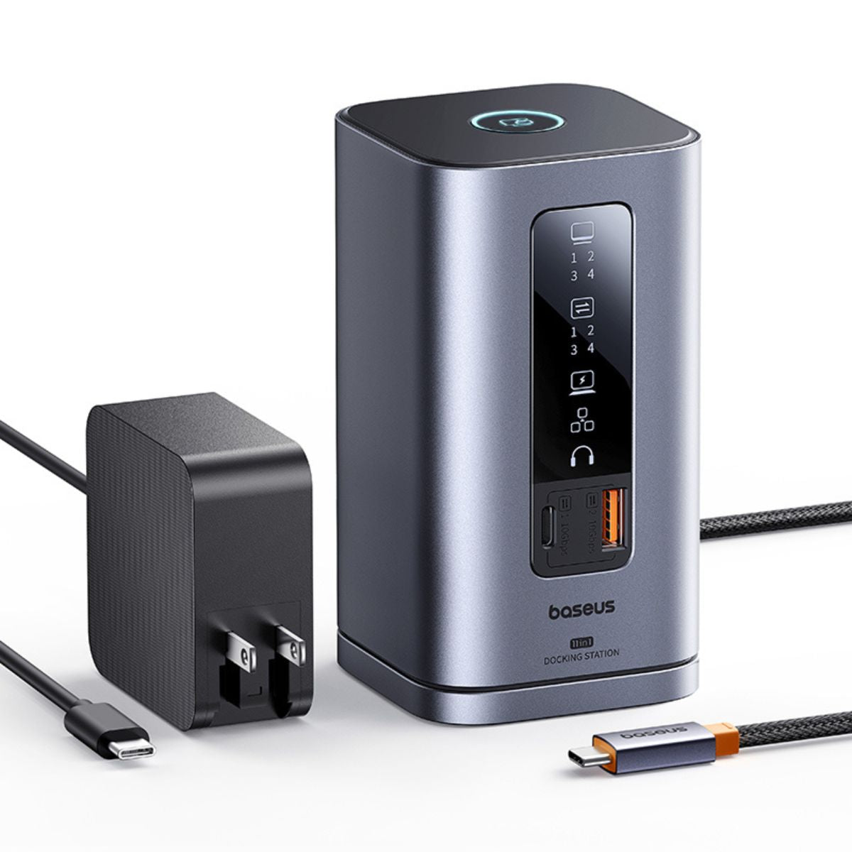 baseus-spacemate-rd1-11-in-1-docking-station-for-windows-with-100w-adapter-mst-m image 1