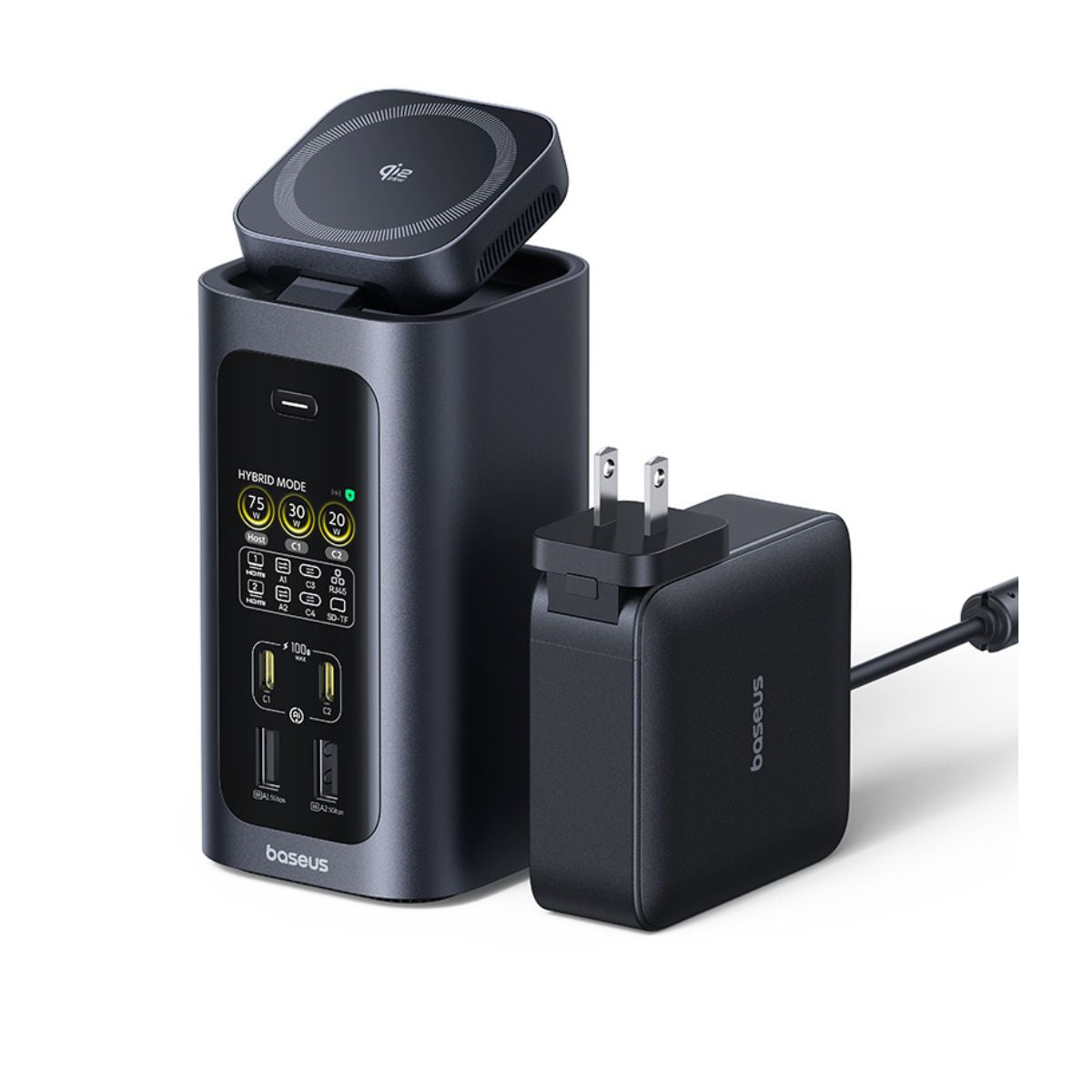baseus-spacemate-rd1-pro-15-in-1-docking-station-with-dual-4k-displays-and-qi2-2 image 3