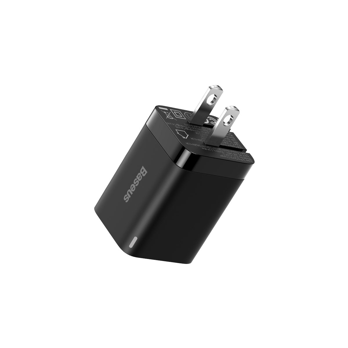 baseus-super-si-pro-dual-port-fast-charger-30w-usb-c-usb-a-wall-charger-with-dyn image 2