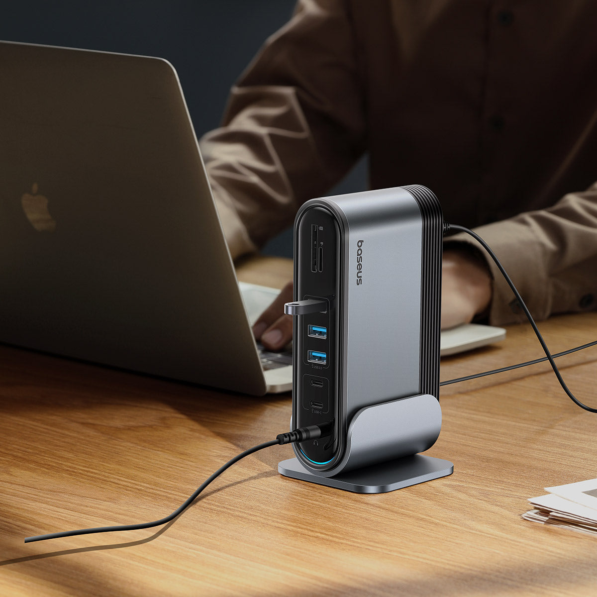 baseus-unionjoy-17-in-1-triple-display-docking-station-5-usb-ports-gigabit-ether image 7