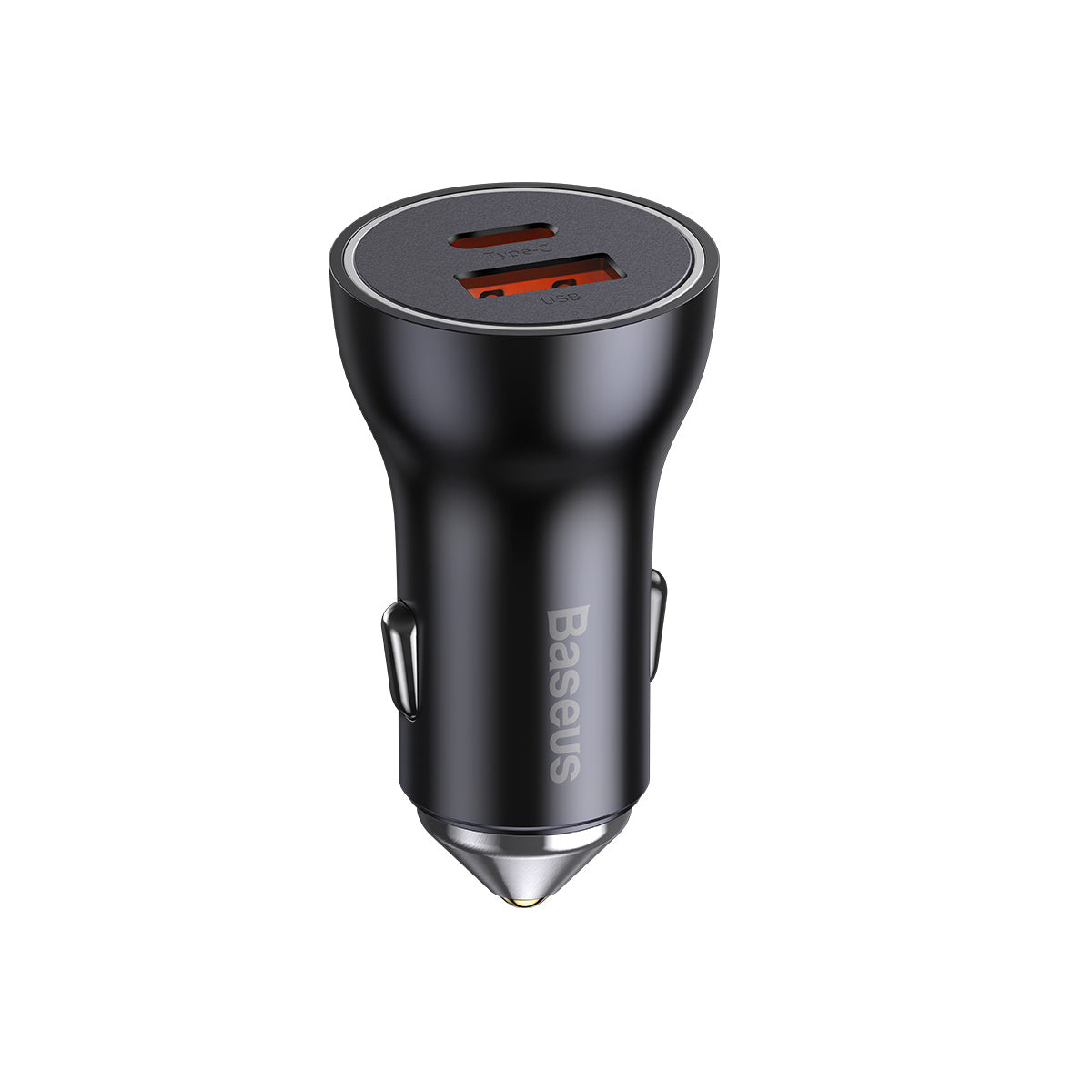 baseus-60w-usb-a-usb-c-car-charger-dual-port-pd-qc3-0-fast-car-charger-adapter-w image 1