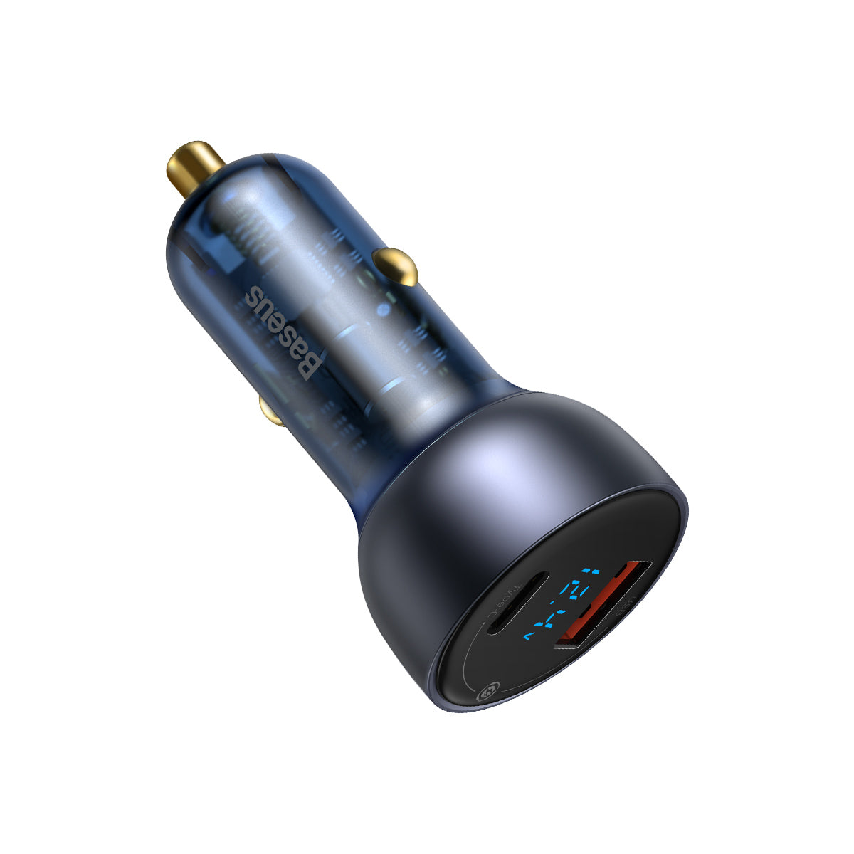 baseus-65w-usb-c-usb-a-car-charger-pd-qc-fast-charging-for-phone-and-laptop-12v- image 3