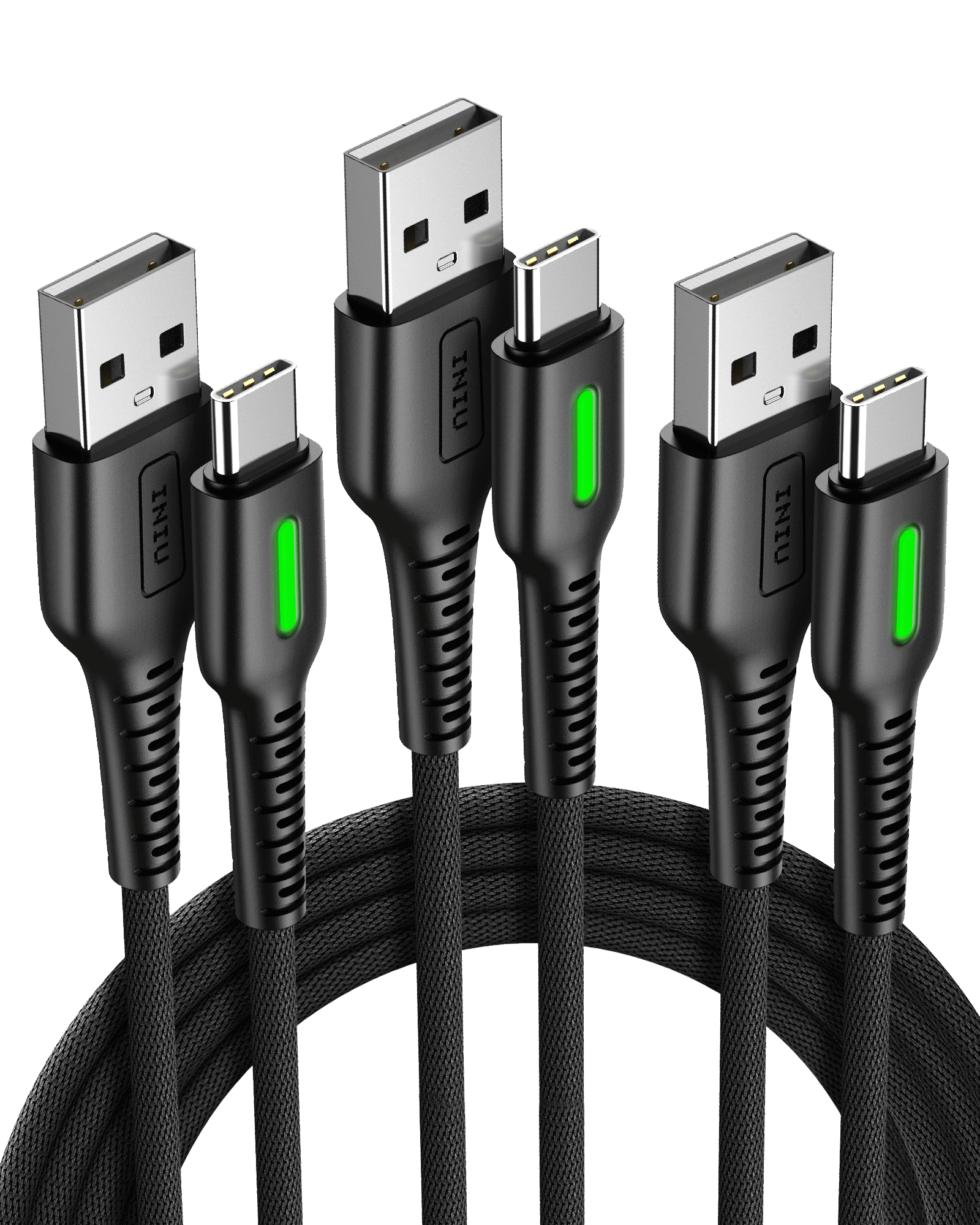 iniu-d3c-anti-rupture-usb-c-cable-3-pack-6-6ft-x2-1-6ft-x1-with-3-1a-fast-chargi image 2