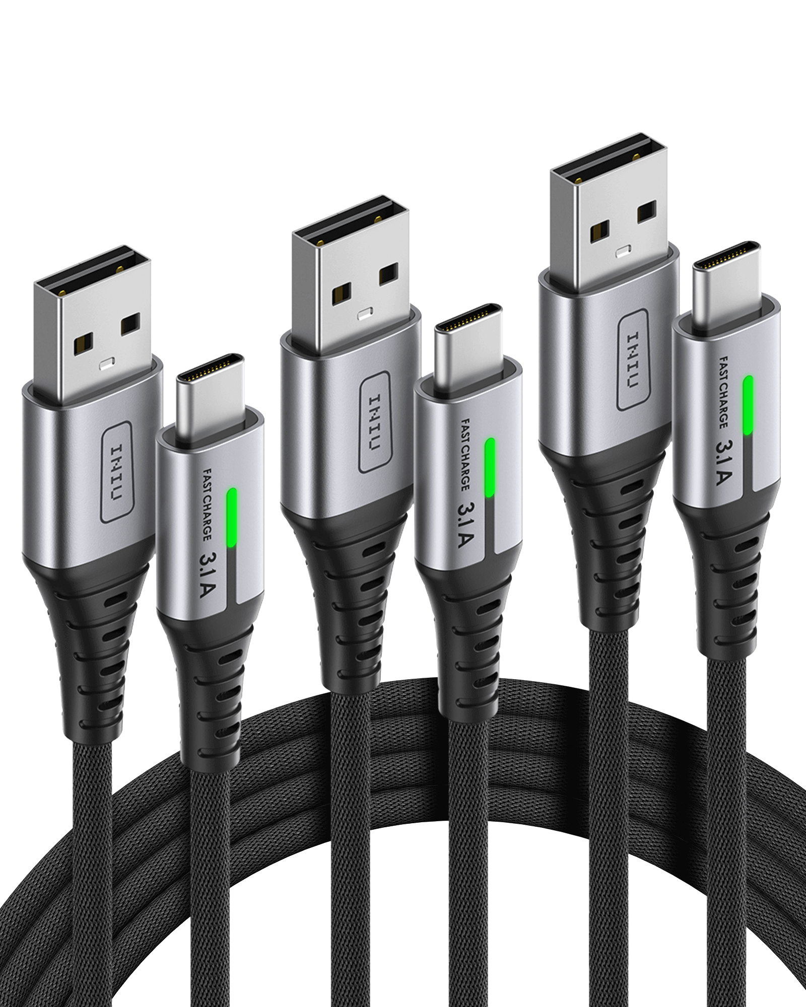 iniu-d5c-qc3-0-fast-charging-usb-type-c-cable-3-pack-1-6ft-6-6ft-x2-3-1a-usb-a-t image 2