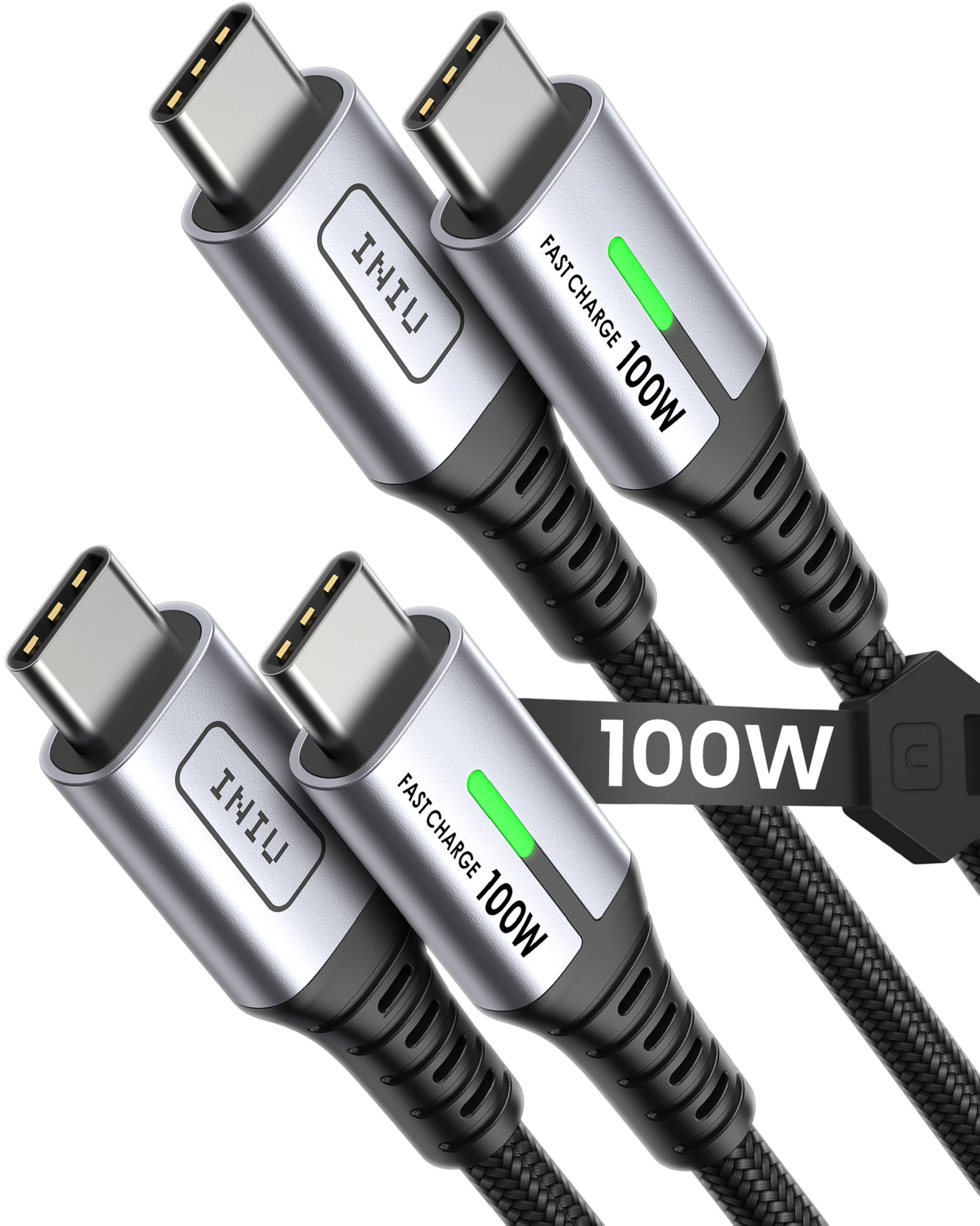 iniu-d5cc-100w-usb-c-to-usb-c-cable-3-3ft-2-pack-pd-fast-charging-for-macbook-pr image 2