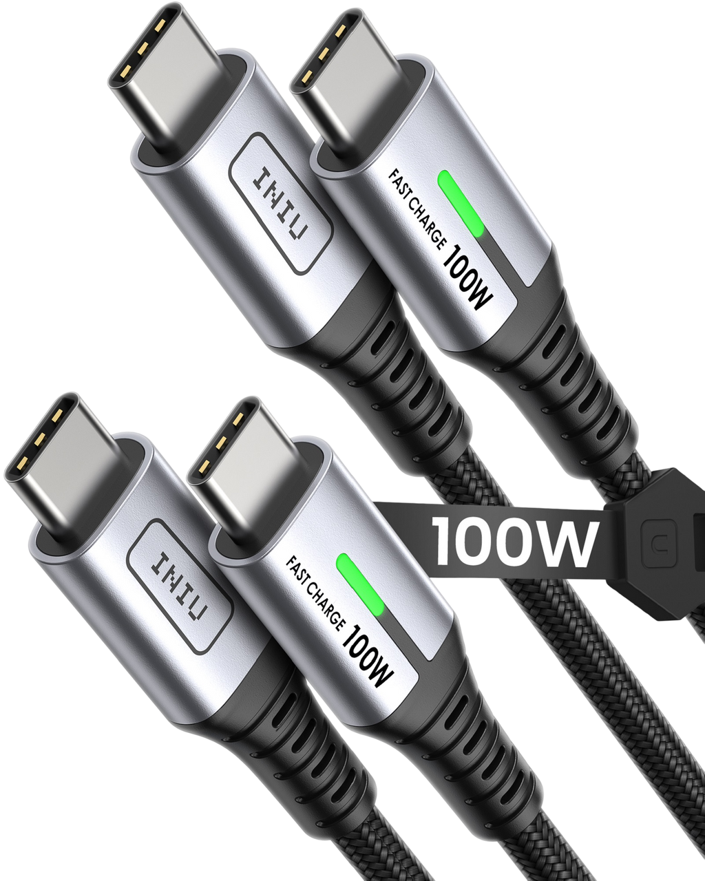 iniu-d5cc-100w-usb-c-to-usb-c-cable-3-3ft-2-pack-pd-fast-charging-for-macbook-pr image 1