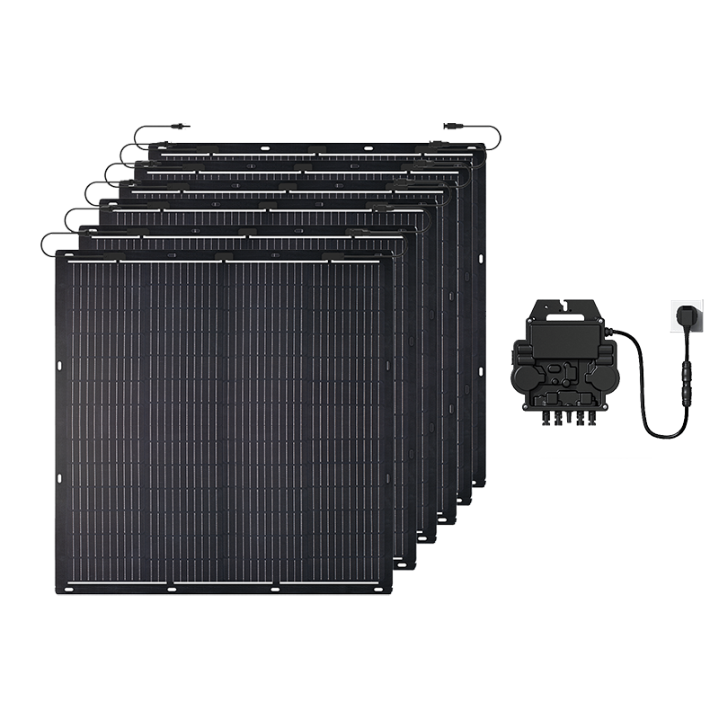 zendure-flexible-plug-and-play-solar-kit-flexible-balcony-solar-panels-with-micr image 1