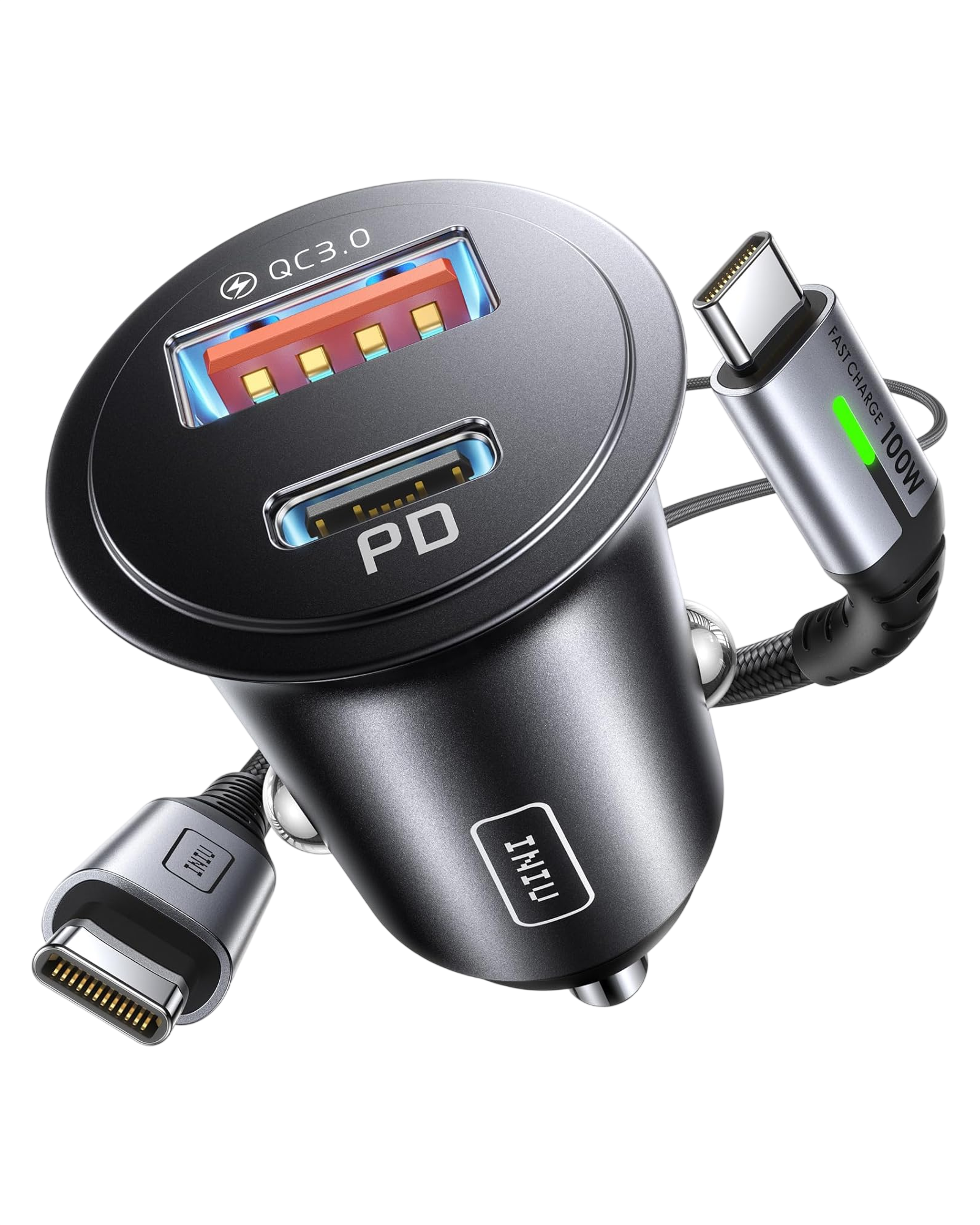 iniu-i625-65w-2-port-wall-charger-usb-c-usb-a-gan-fast-charger-for-laptop-iphone image 4