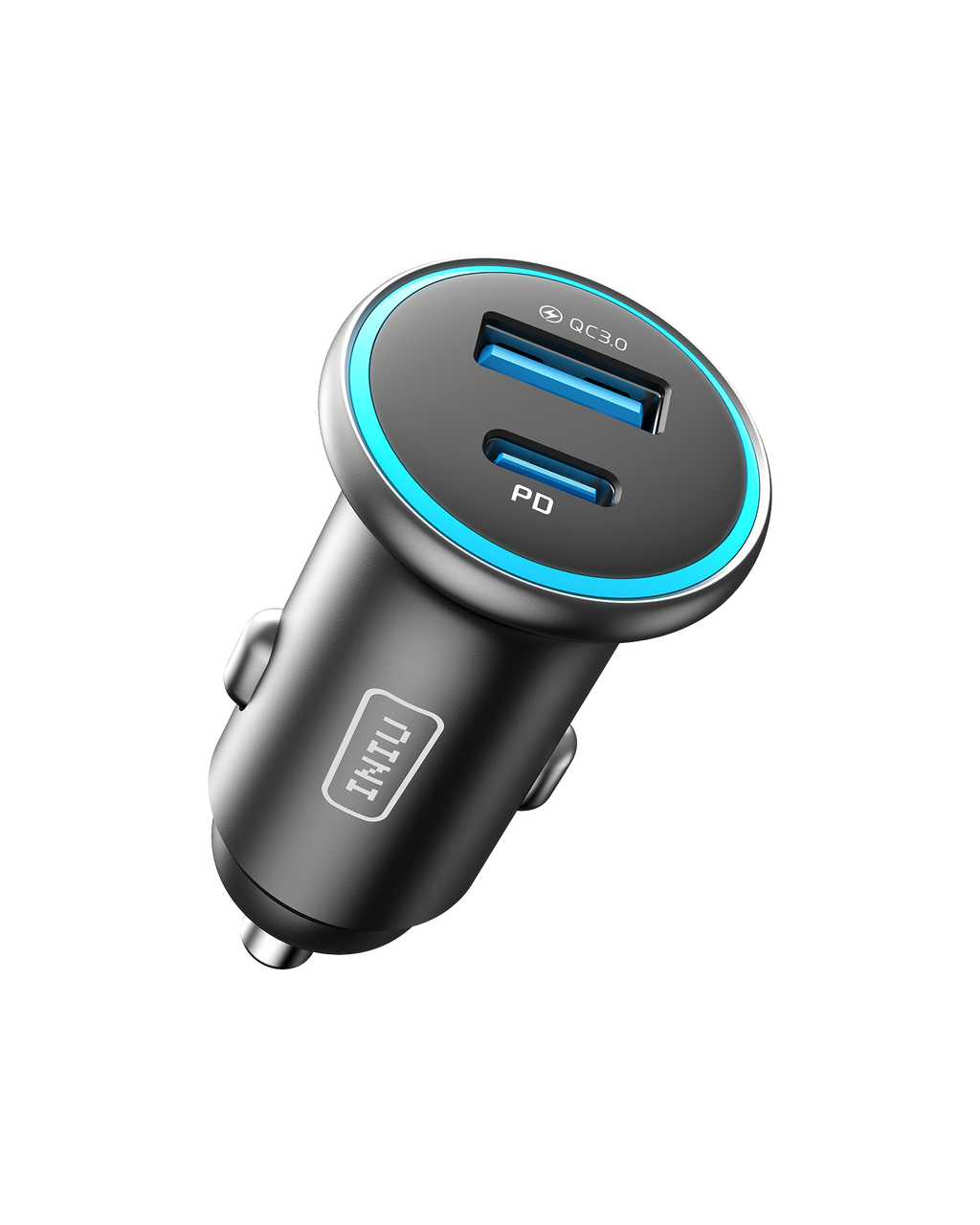 iniu-i712-66w-dual-port-fast-car-charger-usb-c-pd-3-0-usb-a-qc-3-0 image 1